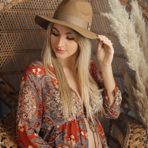 11_Boho Kimono gemustert